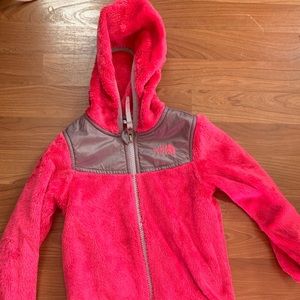 The North Face fleece zip up jacket. Girl toddler